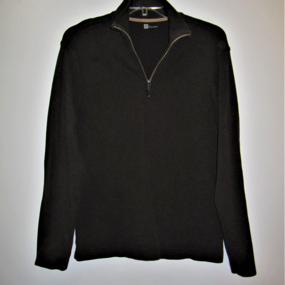 Men’s GAP LS ¼ Zip Sweater – Lg – EUC